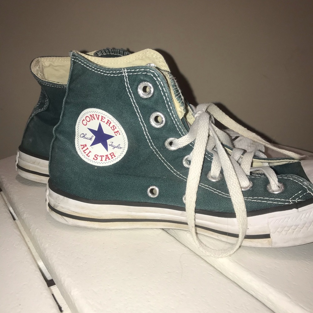 Green High Top Converse